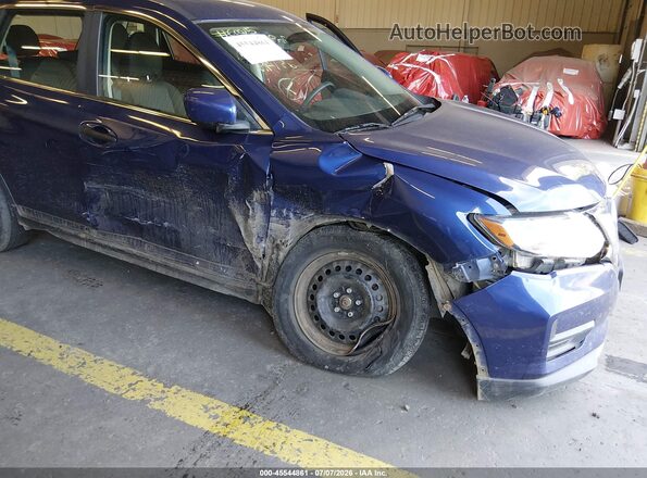 KNMAT2MV3JP552436 2018 NISSAN ROGUE Blue Դիմացի տեսք