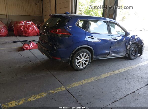 KNMAT2MV3JP552436 2018 NISSAN ROGUE Blue Հետևի աջ