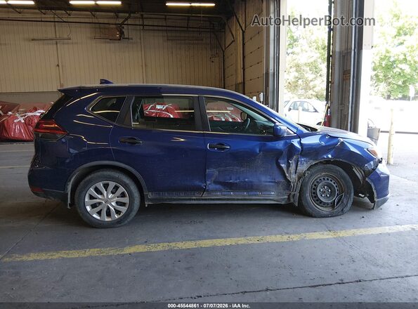 KNMAT2MV3JP552436 2018 NISSAN ROGUE Blue Սալոնի հետևի տեսք