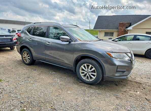 KNMAT2MV3JP565977 2018 NISSAN ROGUE Gray წინა მარჯვენა