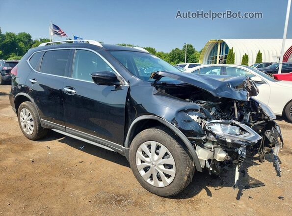 KNMAT2MV3JP615549 2018 NISSAN ROGUE Black Delantero derecho