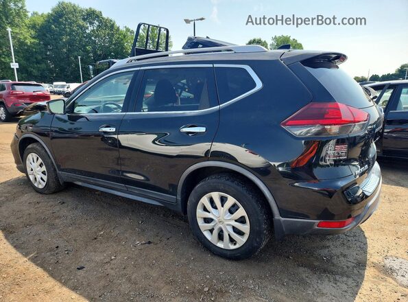 KNMAT2MV3JP615549 2018 NISSAN ROGUE Black Trasero izquierdo