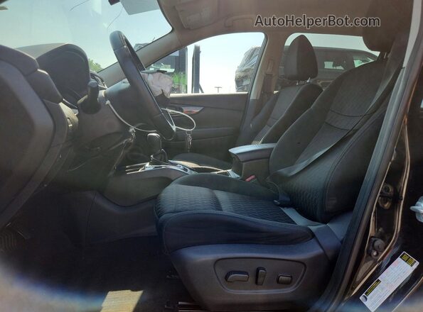 KNMAT2MV3JP615549 2018 NISSAN ROGUE Black Vista interior delantera