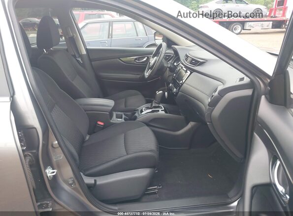 KNMAT2MV3KP503397 2019 NISSAN ROGUE Gray Widok wnętrza z przodu