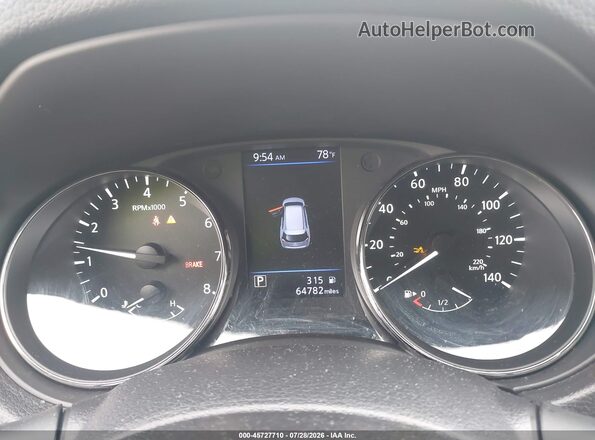 KNMAT2MV3KP503397 2019 NISSAN ROGUE Gray Widok tylnych siedzeń