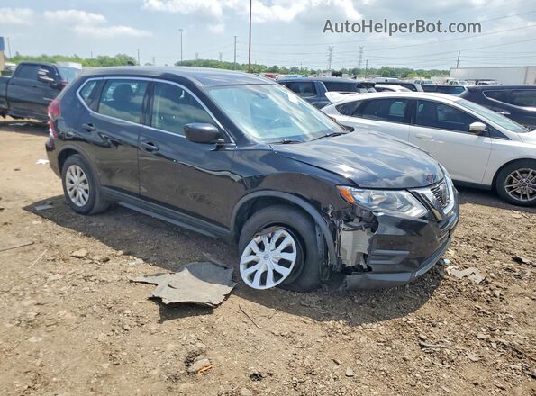KNMAT2MV3KP530454 2019 NISSAN ROGUE Черный Передняя правая четверть