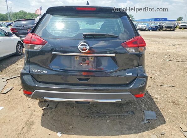 KNMAT2MV3KP530454 2019 NISSAN ROGUE Черный Вид сзади