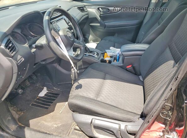 KNMAT2MV3KP530454 2019 NISSAN ROGUE Черный Вид салона спереди