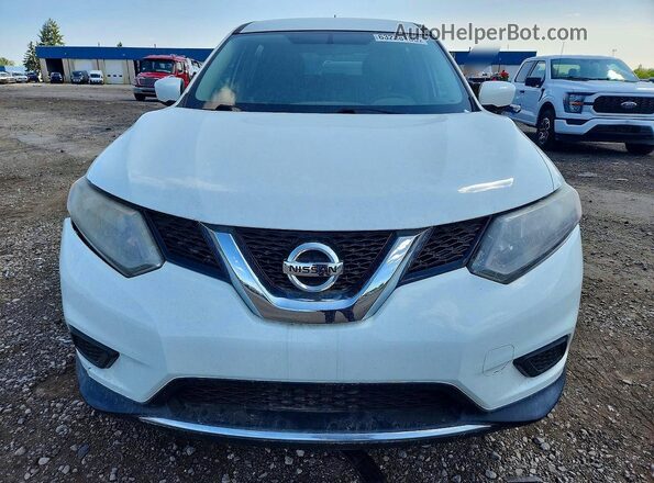 KNMAT2MV4GP593960 2016 NISSAN ROGUE White Вид спереду