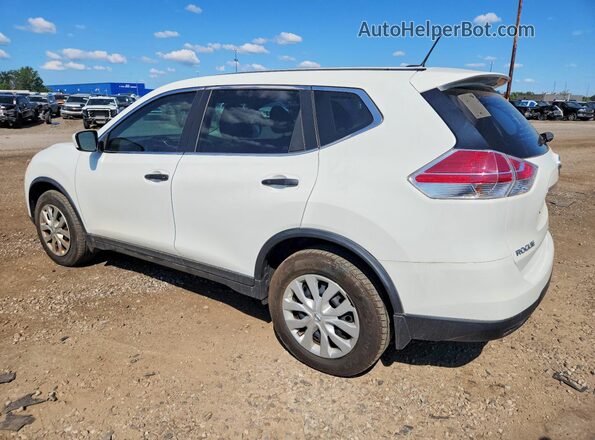 KNMAT2MV4GP593960 2016 NISSAN ROGUE White Задня ліва чверть