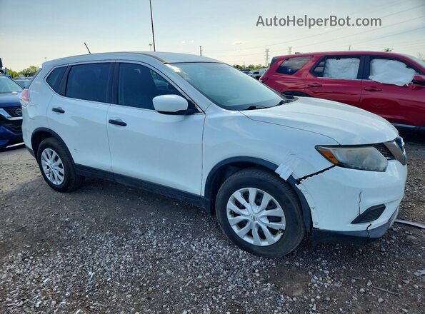 KNMAT2MV4GP593960 2016 NISSAN ROGUE White Передня права чверть