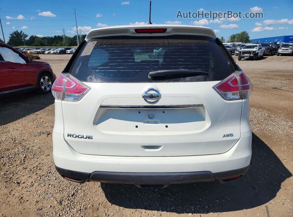KNMAT2MV4GP593960 2016 NISSAN ROGUE White Вид ззаду