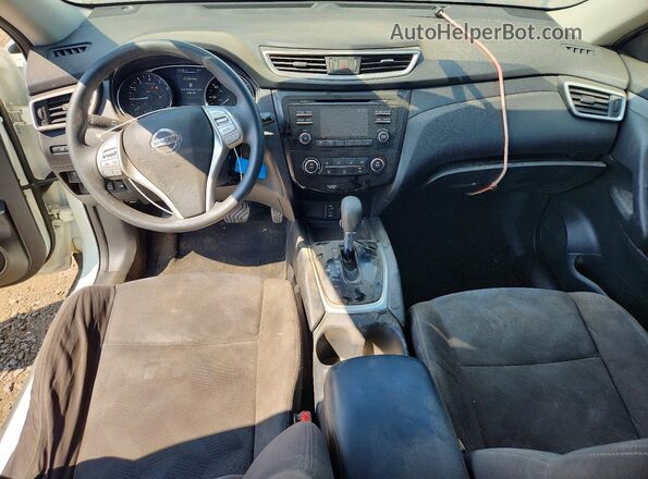 KNMAT2MV4GP593960 2016 NISSAN ROGUE White Вид панелі приладів