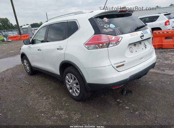 KNMAT2MV4GP594252 2016 NISSAN ROGUE White Trasero izquierdo