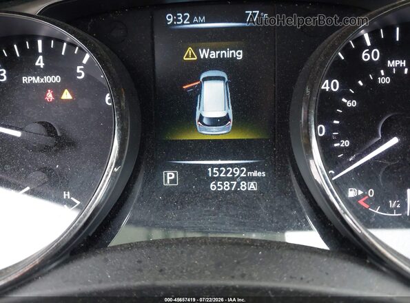 KNMAT2MV4GP594252 2016 NISSAN ROGUE White Vista de los asientos traseros