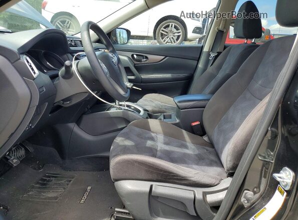KNMAT2MV4GP594347 2016 NISSAN ROGUE Black Vista interior delantera