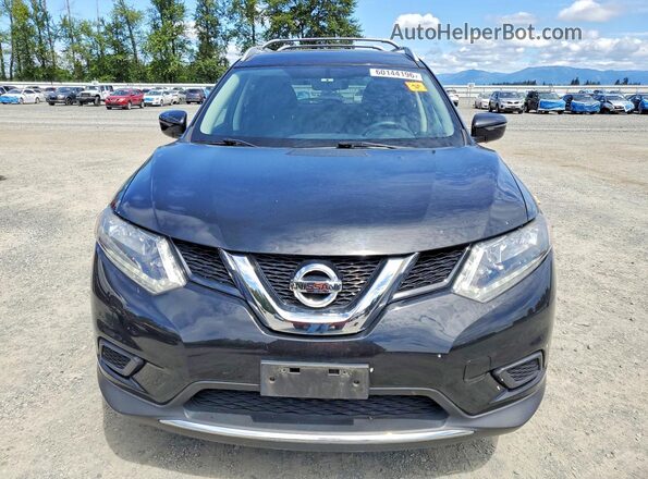 KNMAT2MV4GP594347 2016 NISSAN ROGUE Black Vista frontal
