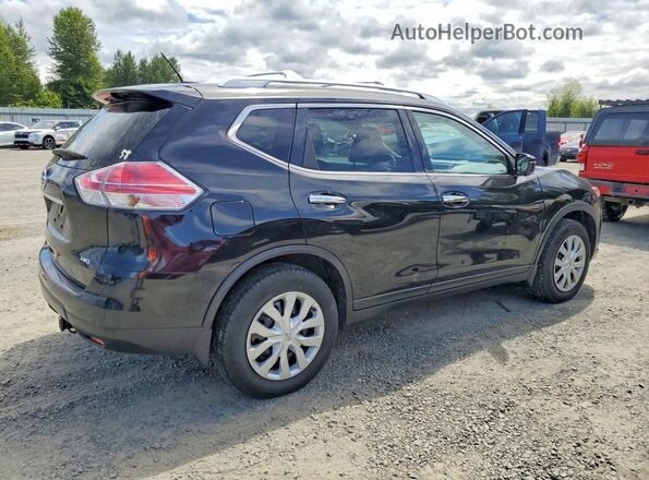 KNMAT2MV4GP594347 2016 NISSAN ROGUE Black Trasero derecho