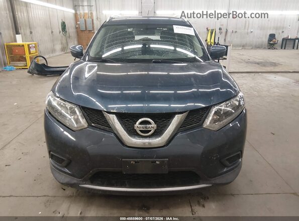 KNMAT2MV4GP602818 2016 NISSAN ROGUE Navy Вид задней части салона
