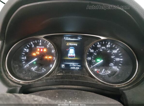 KNMAT2MV4GP602818 2016 NISSAN ROGUE Navy Вид задних сидений