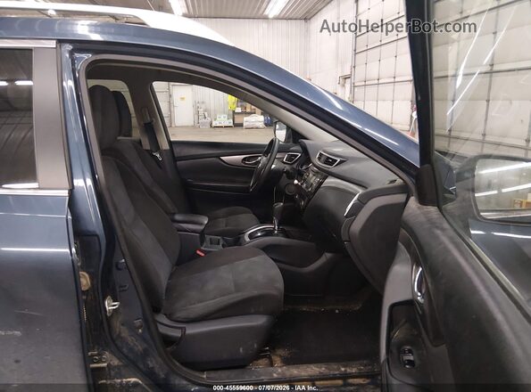 KNMAT2MV4GP602818 2016 NISSAN ROGUE Navy Вид салона спереди