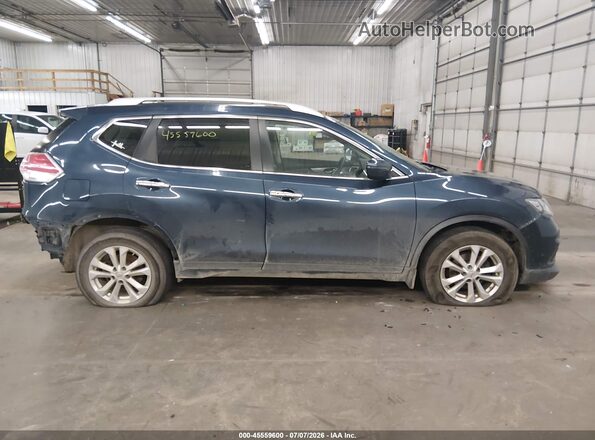 KNMAT2MV4GP602818 2016 NISSAN ROGUE Navy Панорамный вид салона 360°