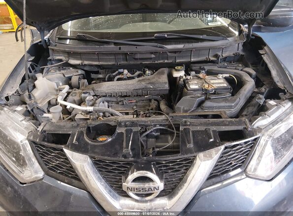 KNMAT2MV4GP602818 2016 NISSAN ROGUE Navy Вид сзади