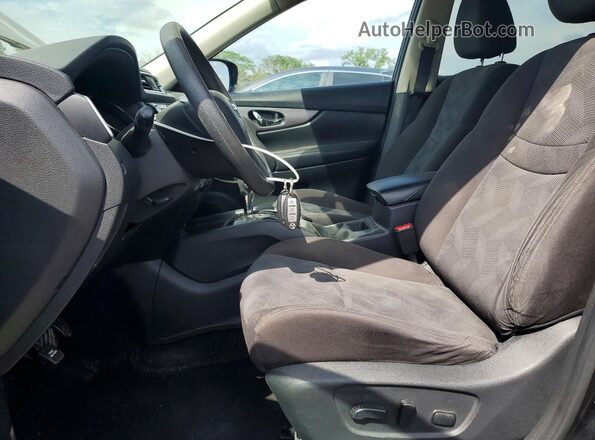 KNMAT2MV4GP622566 2016 NISSAN ROGUE Black Front interior view