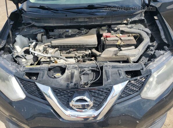 KNMAT2MV4GP622566 2016 NISSAN ROGUE Black Engine compartment view