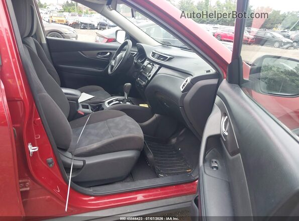 KNMAT2MV4GP628870 2016 NISSAN ROGUE Red Vista interior delantera