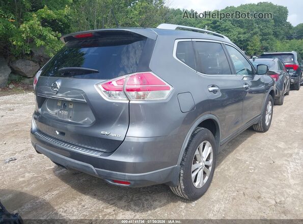 KNMAT2MV4GP642025 2016 NISSAN ROGUE Gray Trasero derecho