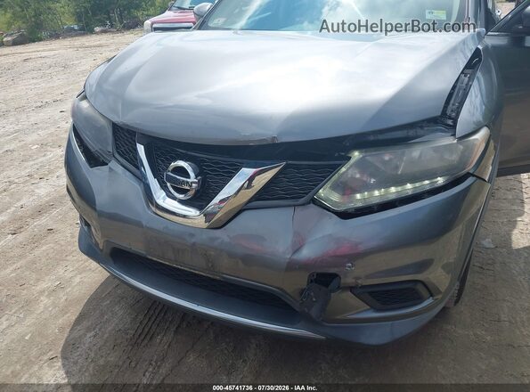 KNMAT2MV4GP642025 2016 NISSAN ROGUE Gray Vista frontal