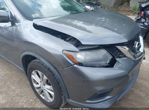 KNMAT2MV4GP642025 2016 NISSAN ROGUE Gray Vista del cuadro de instrumentos