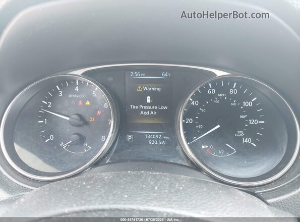 KNMAT2MV4GP642025 2016 NISSAN ROGUE Gray Vista de los asientos traseros