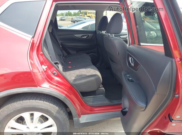 KNMAT2MV4GP649413 2016 NISSAN ROGUE Maroon Vista de la etiqueta del VIN
