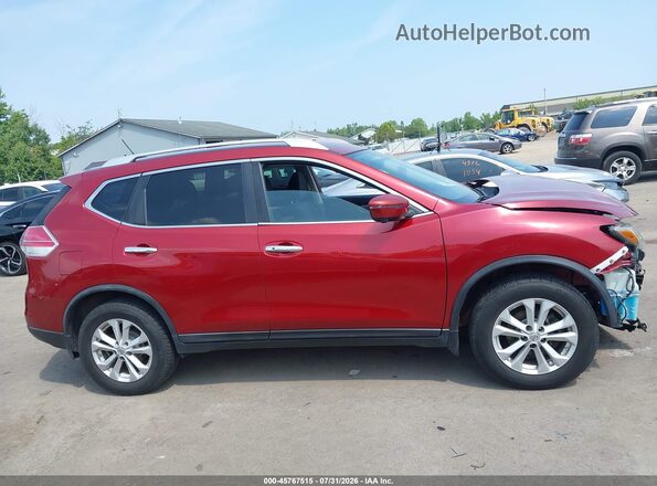 KNMAT2MV4GP649413 2016 NISSAN ROGUE Maroon Vista interior de 360 grados