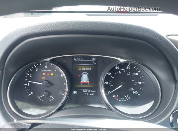 KNMAT2MV4GP651629 2016 NISSAN ROGUE Gray Widok tylnych siedzeń