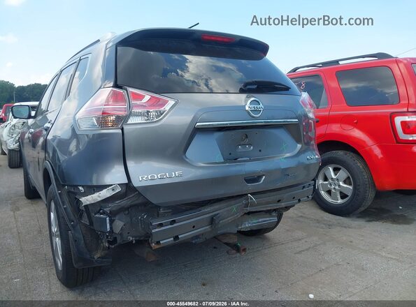KNMAT2MV4GP651629 2016 NISSAN ROGUE Gray Widok z przodu