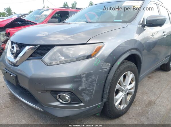 KNMAT2MV4GP651629 2016 NISSAN ROGUE Gray Widok wnętrza z tyłu