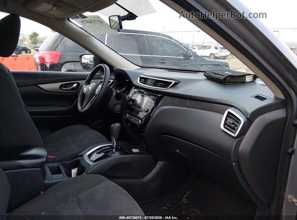 KNMAT2MV4GP667135 2016 NISSAN ROGUE Silver Սալոնի դիմացի տեսք
