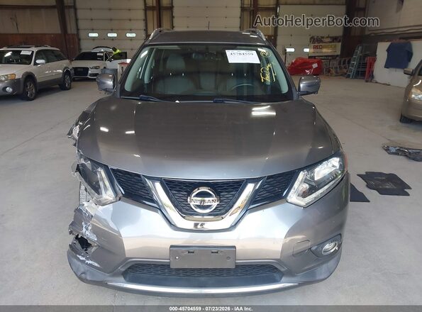KNMAT2MV4GP689913 2016 NISSAN ROGUE Gray Սարքավորումների վահանակի տեսք