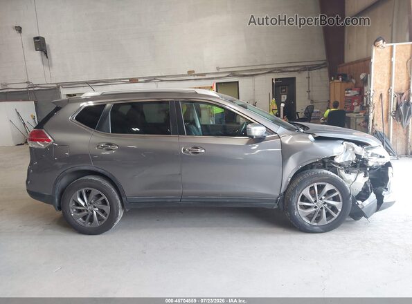 KNMAT2MV4GP689913 2016 NISSAN ROGUE Gray Սալոնի հետևի տեսք