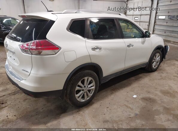 KNMAT2MV4GP694478 2016 NISSAN ROGUE White უკანა მარჯვენა