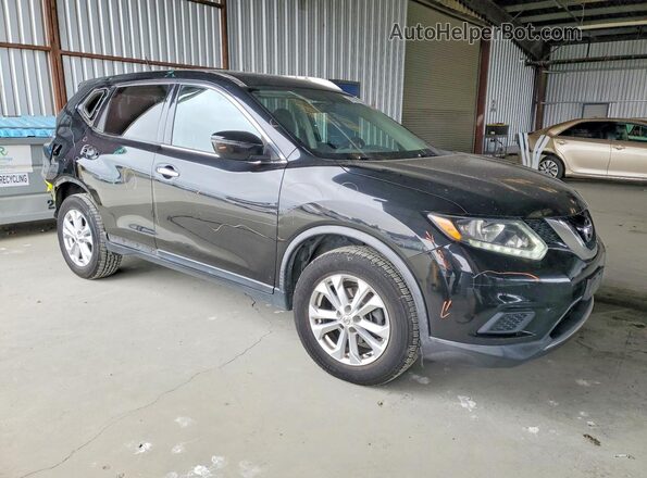 KNMAT2MV4GP698109 2016 NISSAN ROGUE Black Delantero derecho