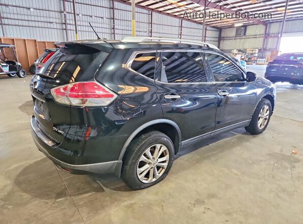 KNMAT2MV4GP708315 2016 NISSAN ROGUE Черный Задняя правая четверть