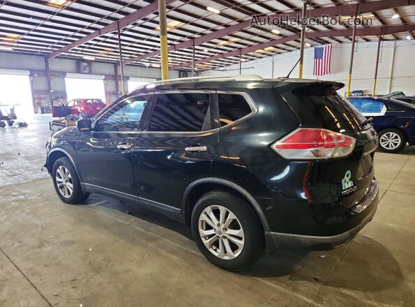 KNMAT2MV4GP708315 2016 NISSAN ROGUE Черный Задняя левая четверть