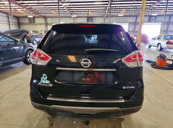 KNMAT2MV4GP708315 2016 NISSAN ROGUE Черный Вид сзади