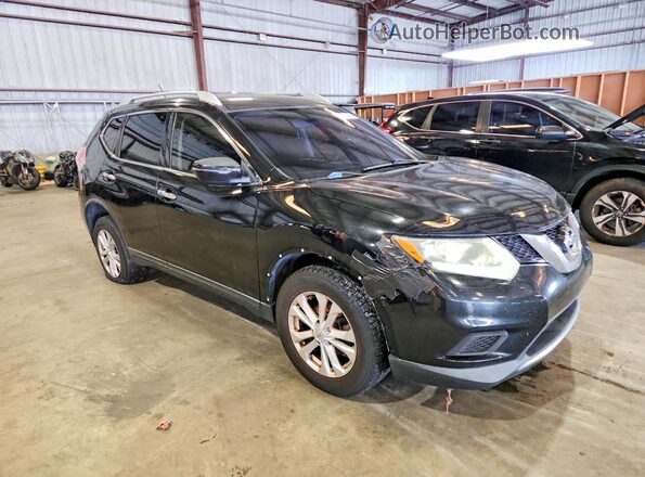 KNMAT2MV4GP708315 2016 NISSAN ROGUE Черный Передняя правая четверть