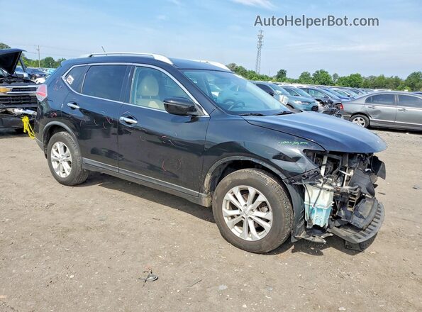 KNMAT2MV4GP716947 2016 NISSAN ROGUE Black Front right