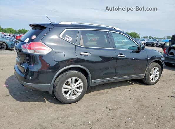 KNMAT2MV4GP716947 2016 NISSAN ROGUE Black Rear right